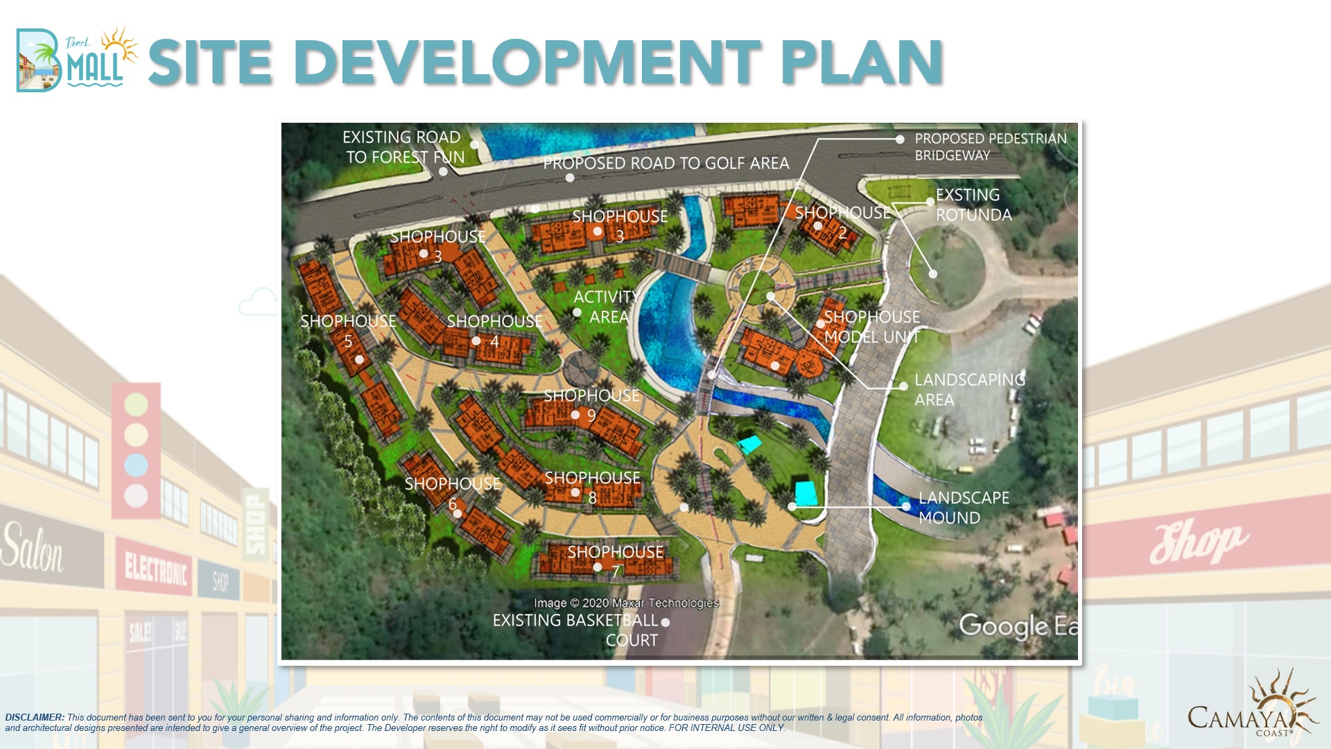 Beach Mall Site Development Map