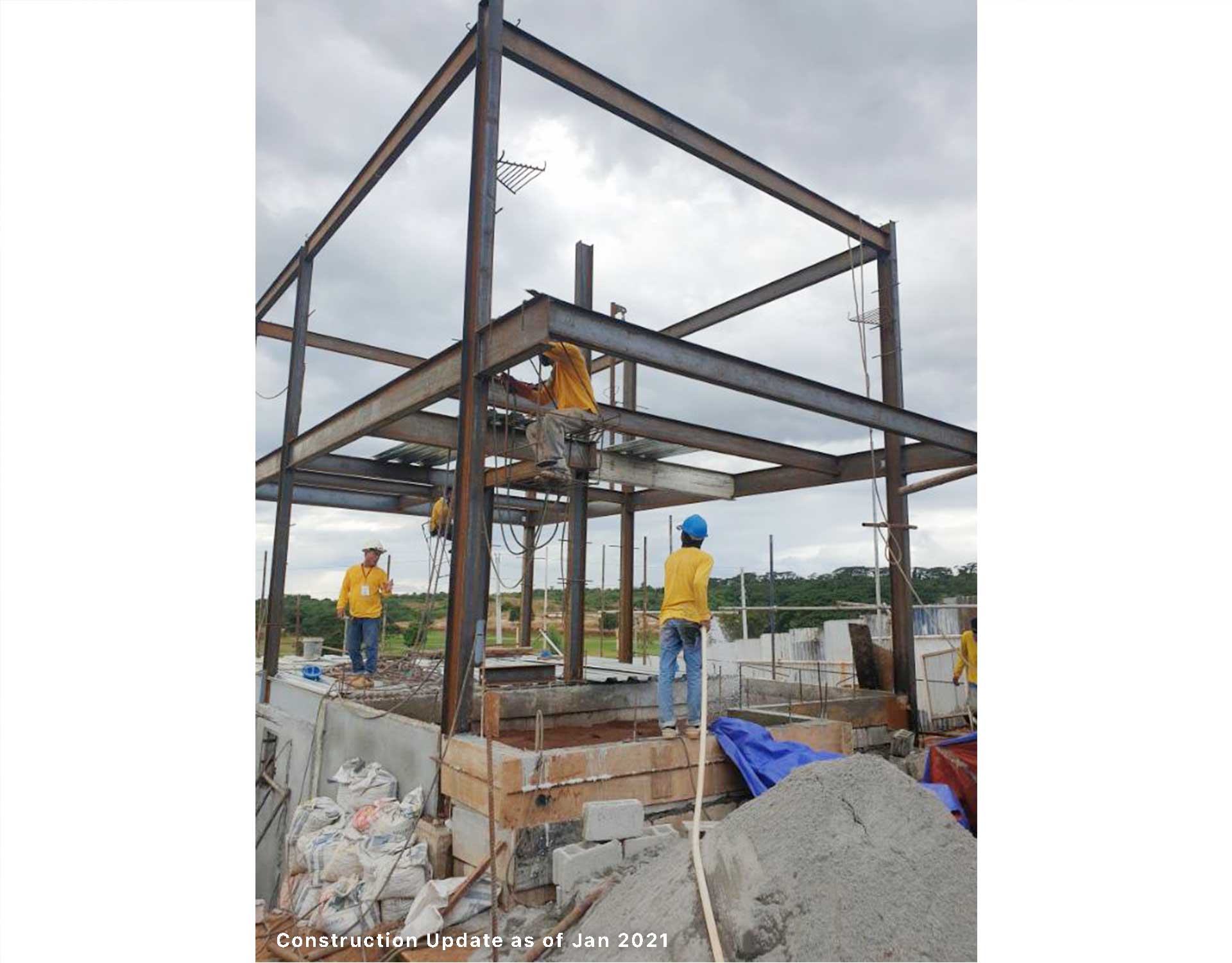 Construction Update as of Jan 2021