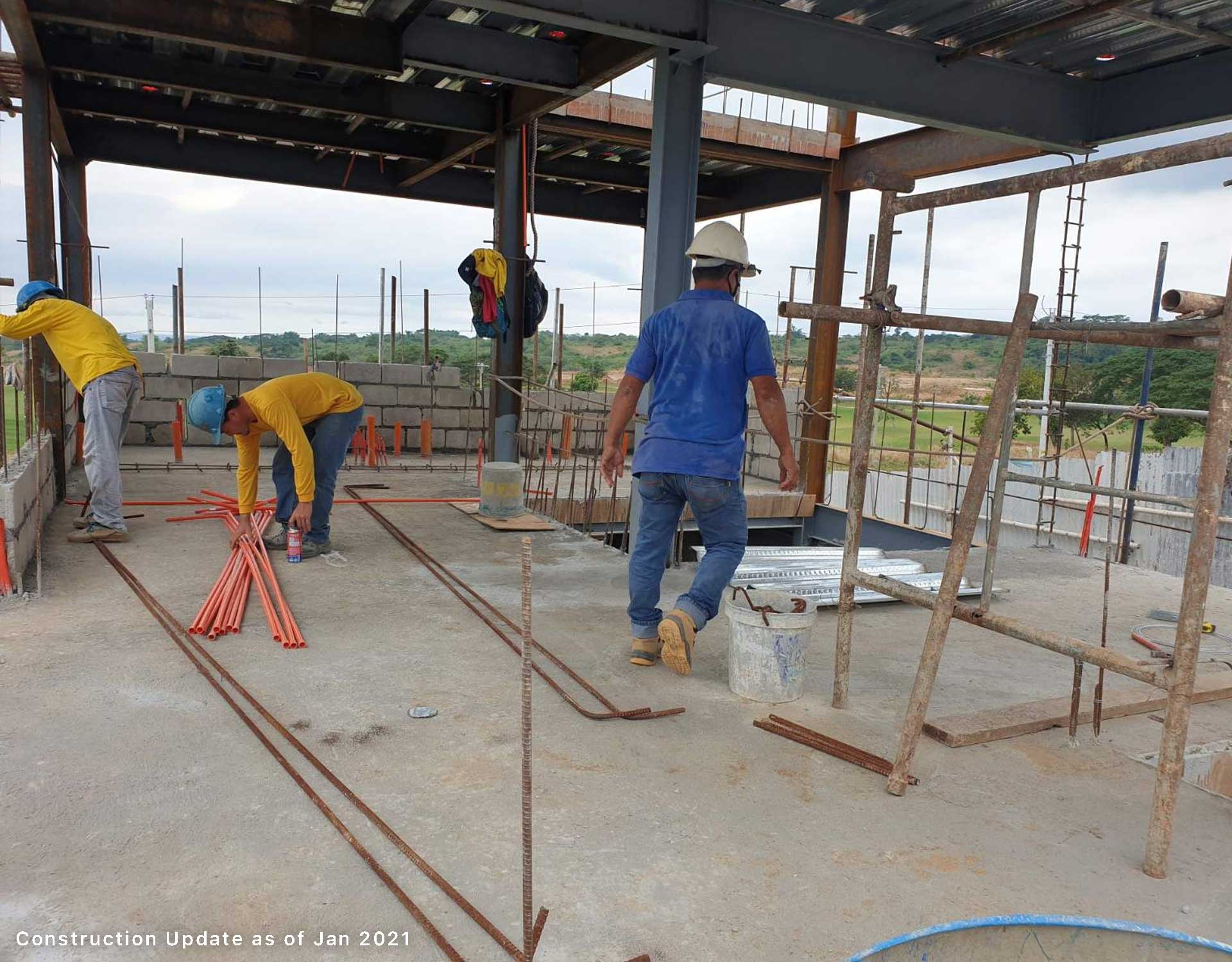 Construction Update as of Jan 2021
